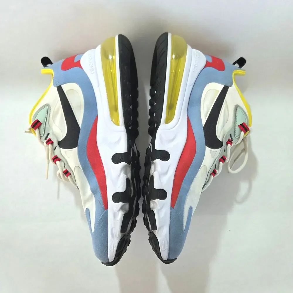 Nike Air Max 270 React Bauhaus Phanton Black Blue Women's Sneakers Sz 9.5